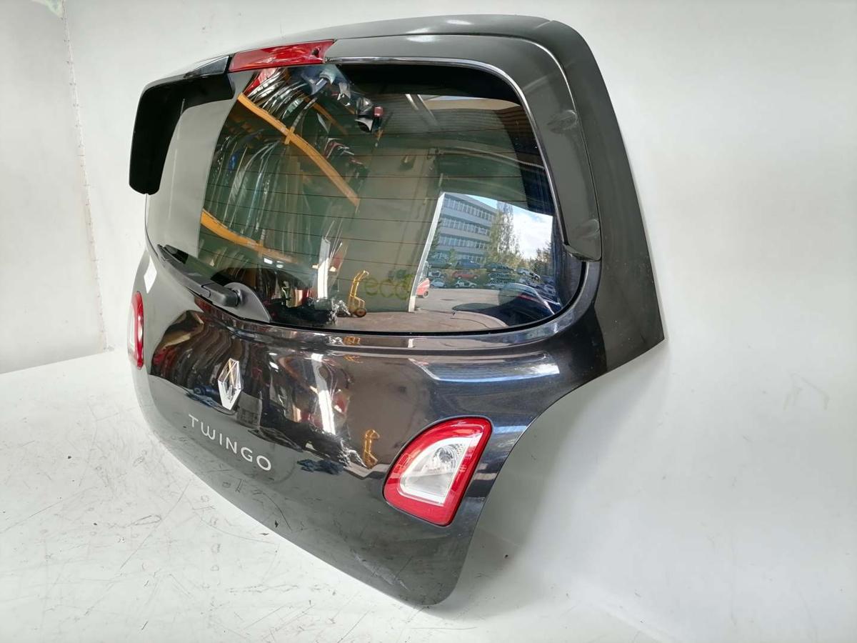 Renault Twingo 2 originla Stoßstange Stossfänger hinten NV676 schwarz Facelift Bj.2014